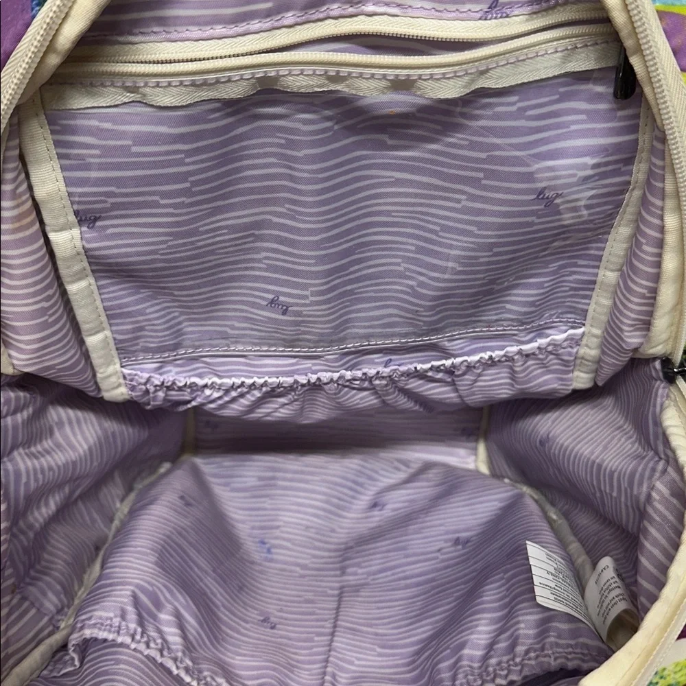 Lug Hopper Backpack Carrying School Travel Bag Colorful Stripes Brushstroke Rare